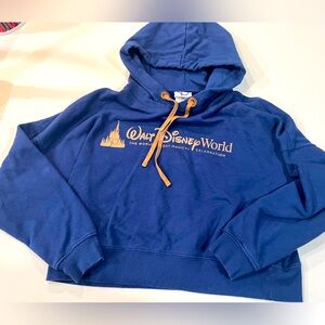 Walt Disney World Blue Hoodie
 Crop size small
50 Anniversary